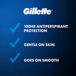 Gillette clinical ultimate fresh soft solid back label details