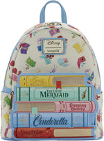 Loungefly Disney Princess Books Classics Mini Backpack front view