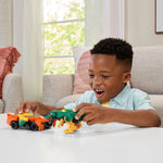 VTech transforming dinosaur toy in upright T-Rex stance