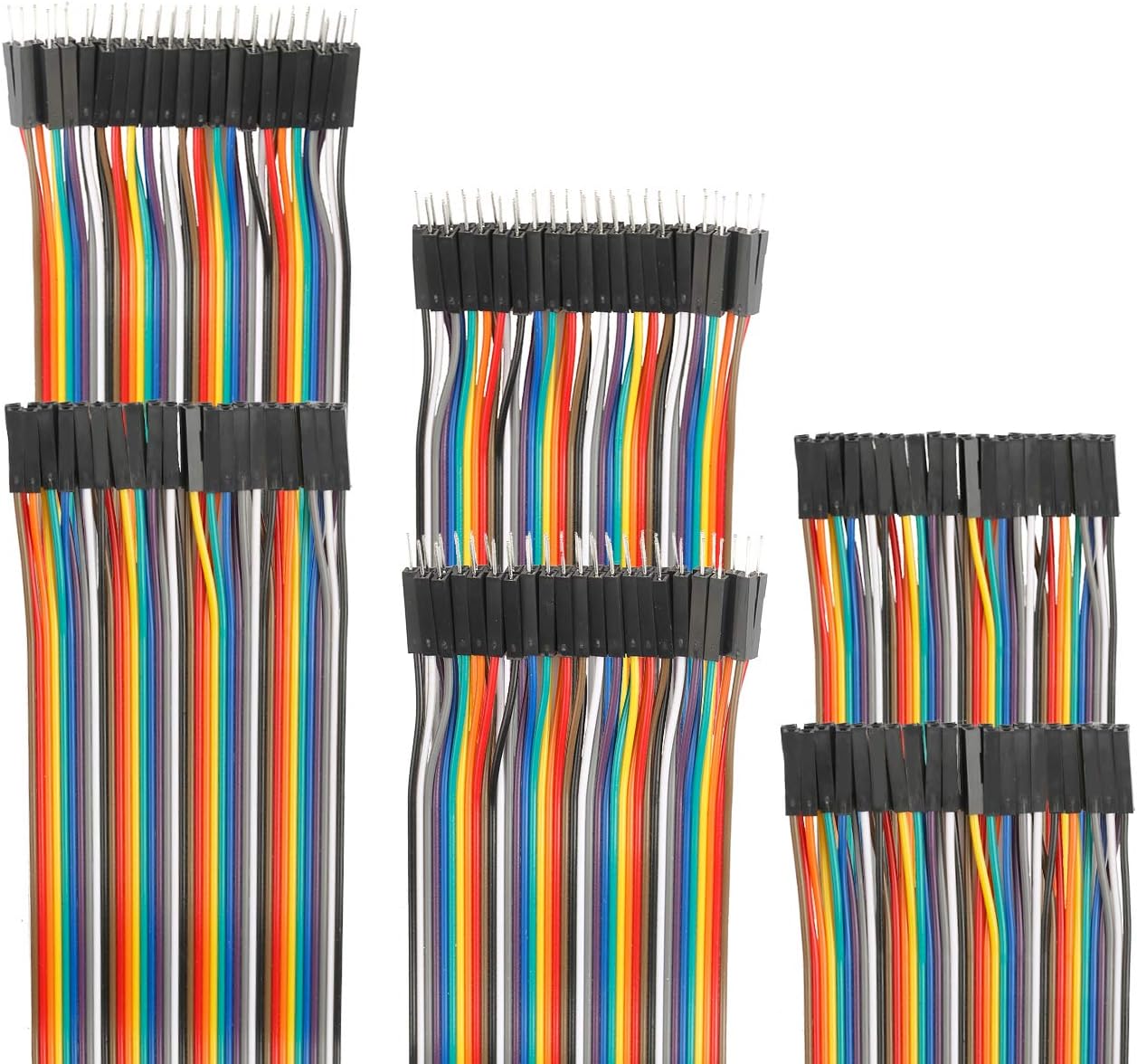 120pcs 20cm Breadboard Jumper Wires Dupont Cable Assorted Kit - Image 1