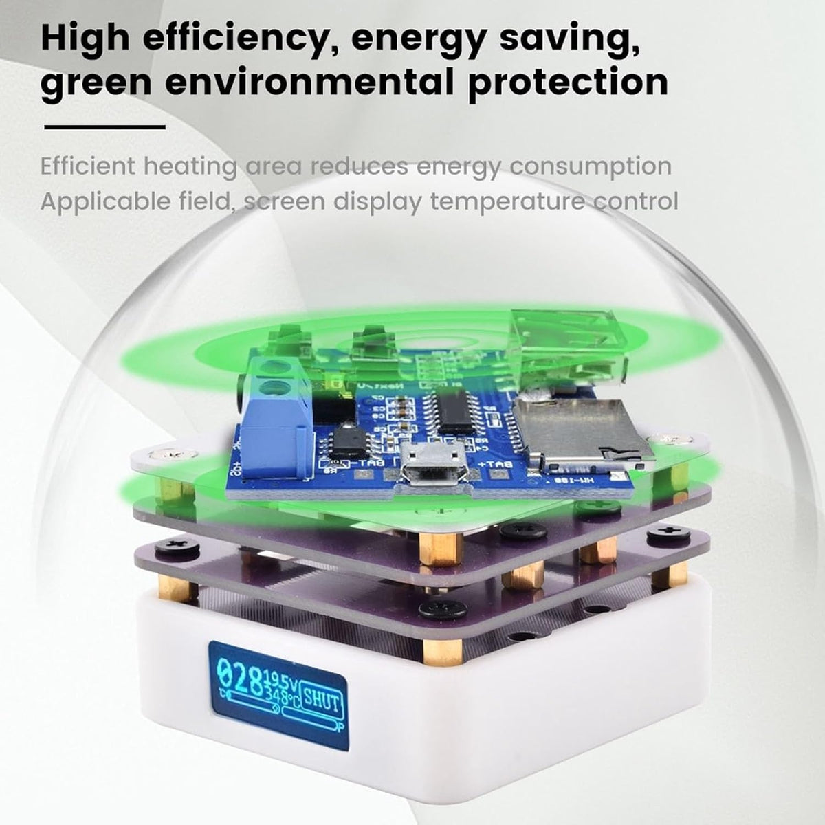 Acogedor mini preheater rework tool dimensions angle