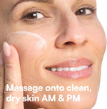 Bliss Clear Genius Clarifying Gel Moisturizer side view emphasizing pore minimizing benefits for oily skin.