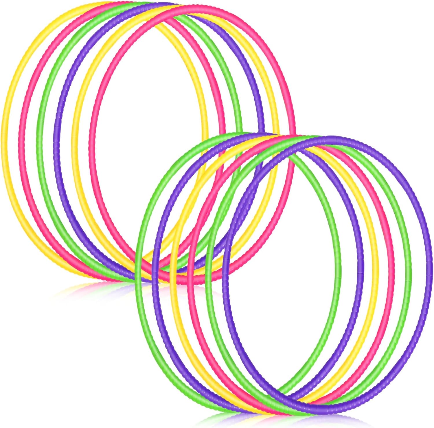 Sratte 12 Pcs Toy Hoop set front view