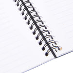 Rhodia ruled notebook interior page layout with margin