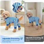 XPUDAC premium small dog clothes being adjusted for a custom fit length.