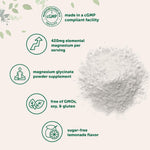 Micro Ingredients chelated magnesium powder scoop and texture