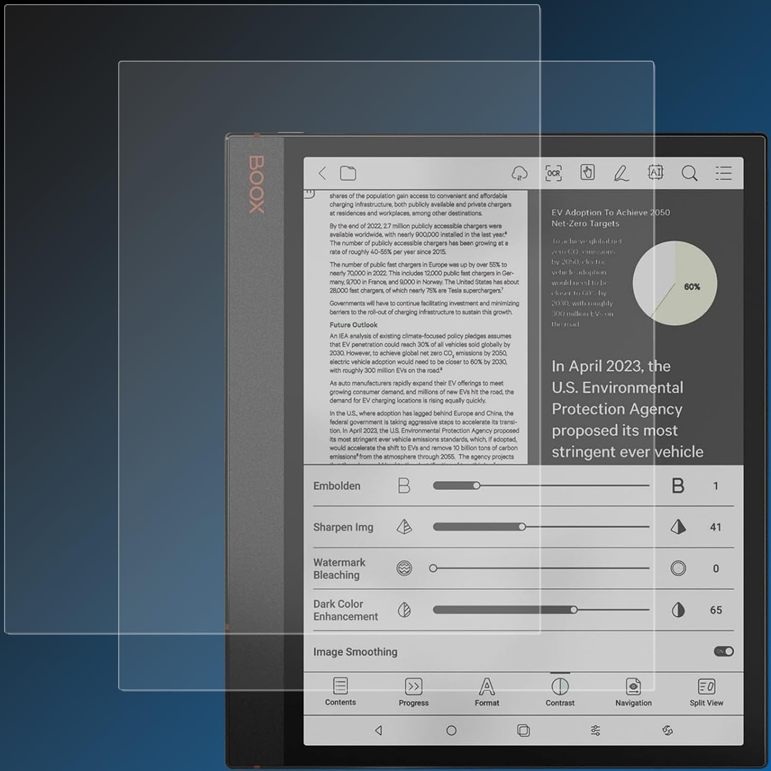 Govtva anti-glare matte screen protector for Onyx Boox Note Air series