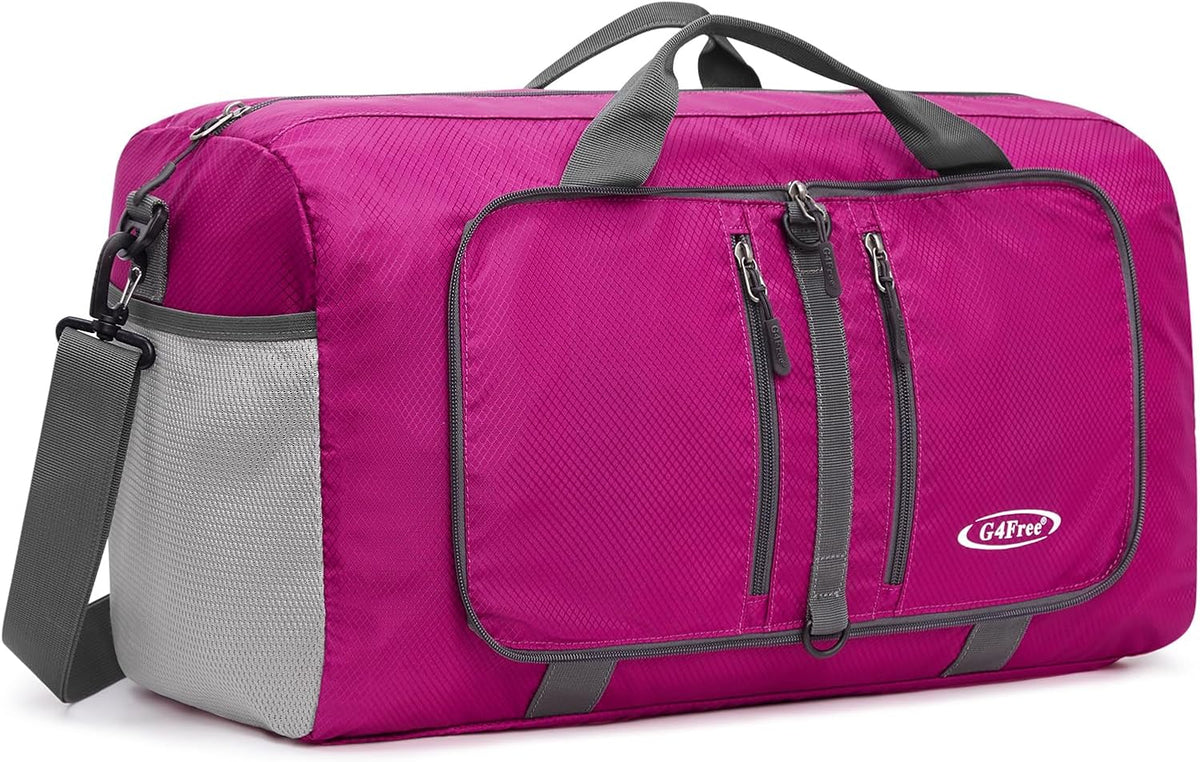 G4Free 40L/65L Foldable Travel Duffle Bag Packable Weekender Bag | Water Resistant Nylon, Carry On Size Duffel, for Travel or Overnight Weekender Trip, for Gym or Sports, for Men Women - Image 9