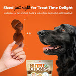 NutriChomps premium assorted knots vitamin enriched healthy pet snacks