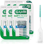 GUM Soft Picks Original front view retail packaging box of interdental brushes