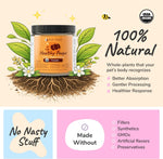 Kin+Kind Healthy Poops powder texture and packaging