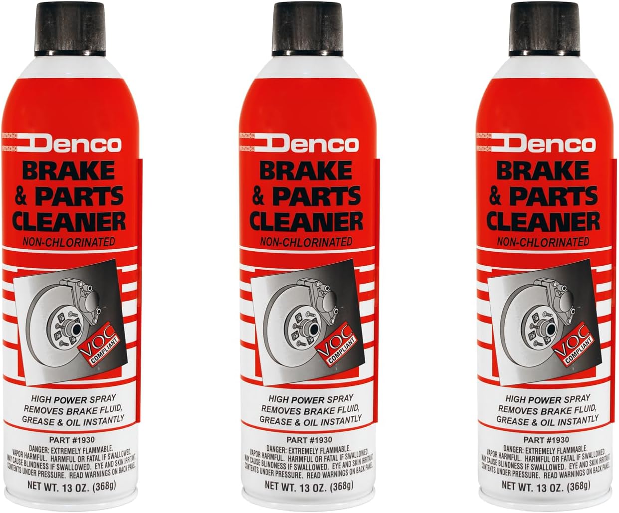 Denco 1930 Brake and Parts Cleaner aerosol spray can front view