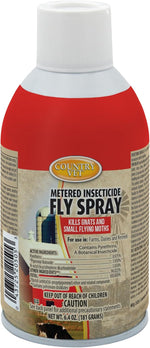 Zep Country Vet metered fly control spray refill front view aerosol can