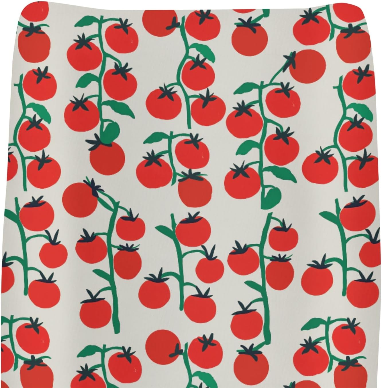 ZoUbqchY sweet red tomatoes baby changing pad cover front view