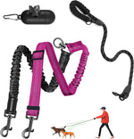 Double Dog Leash - 360 degreesSwivel Tangle Free Splitter Attachment, 2 Dogs Multi-Functional Leashes, Dual Rope for Outdoor Walk Train Small Medium Large Two Pet, Fuchsia - Image 11