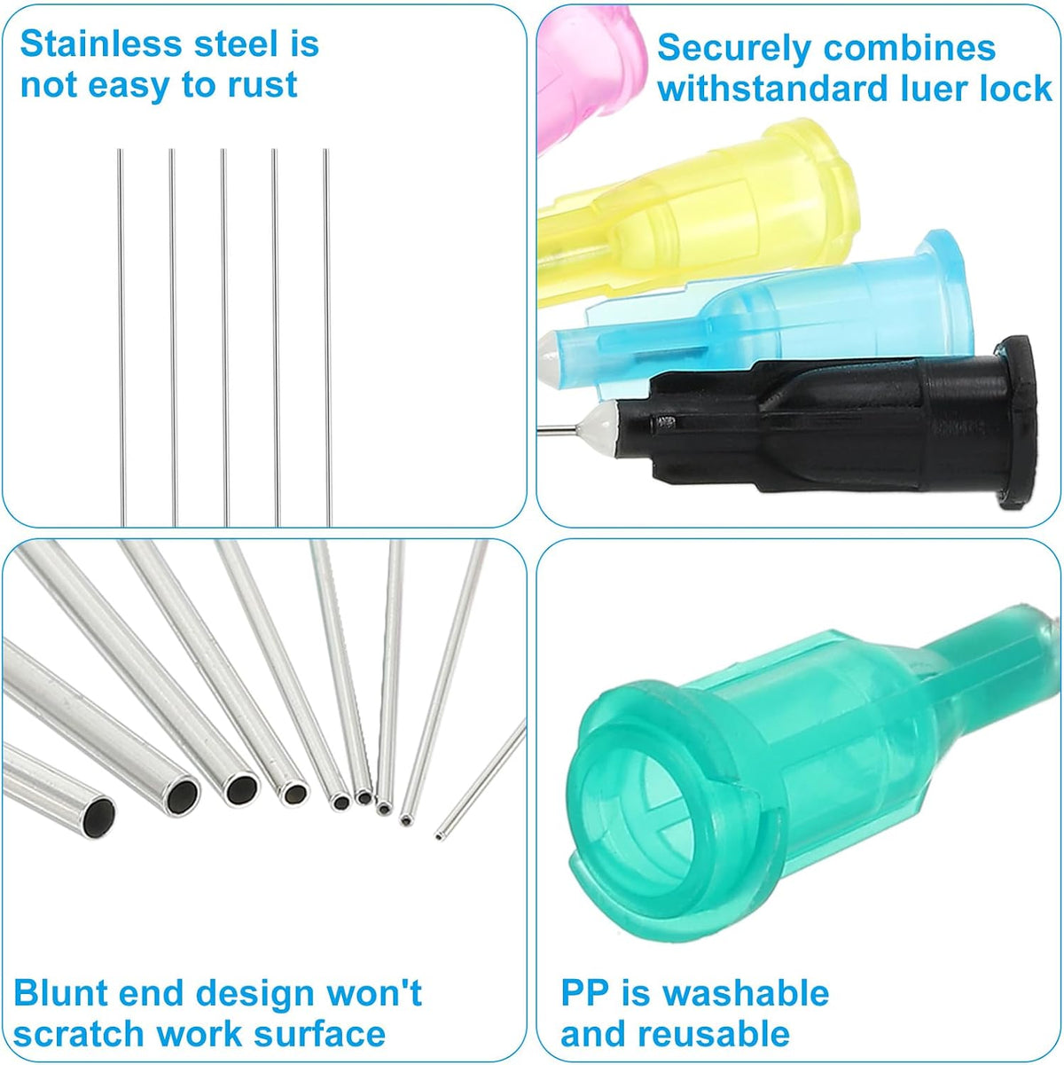 PATIKIL 4 inch dispenser needle with luer lock