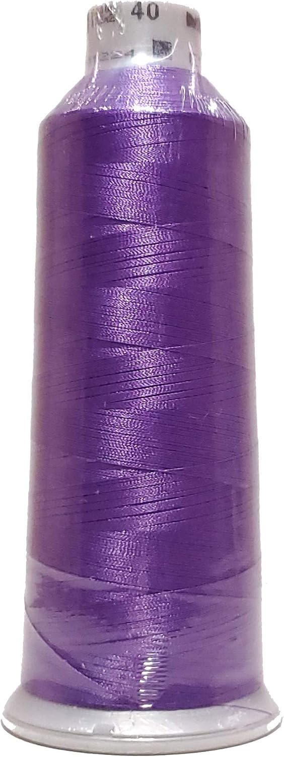 Madeira Polyneon embroidery thread cone front view showing color number 1832