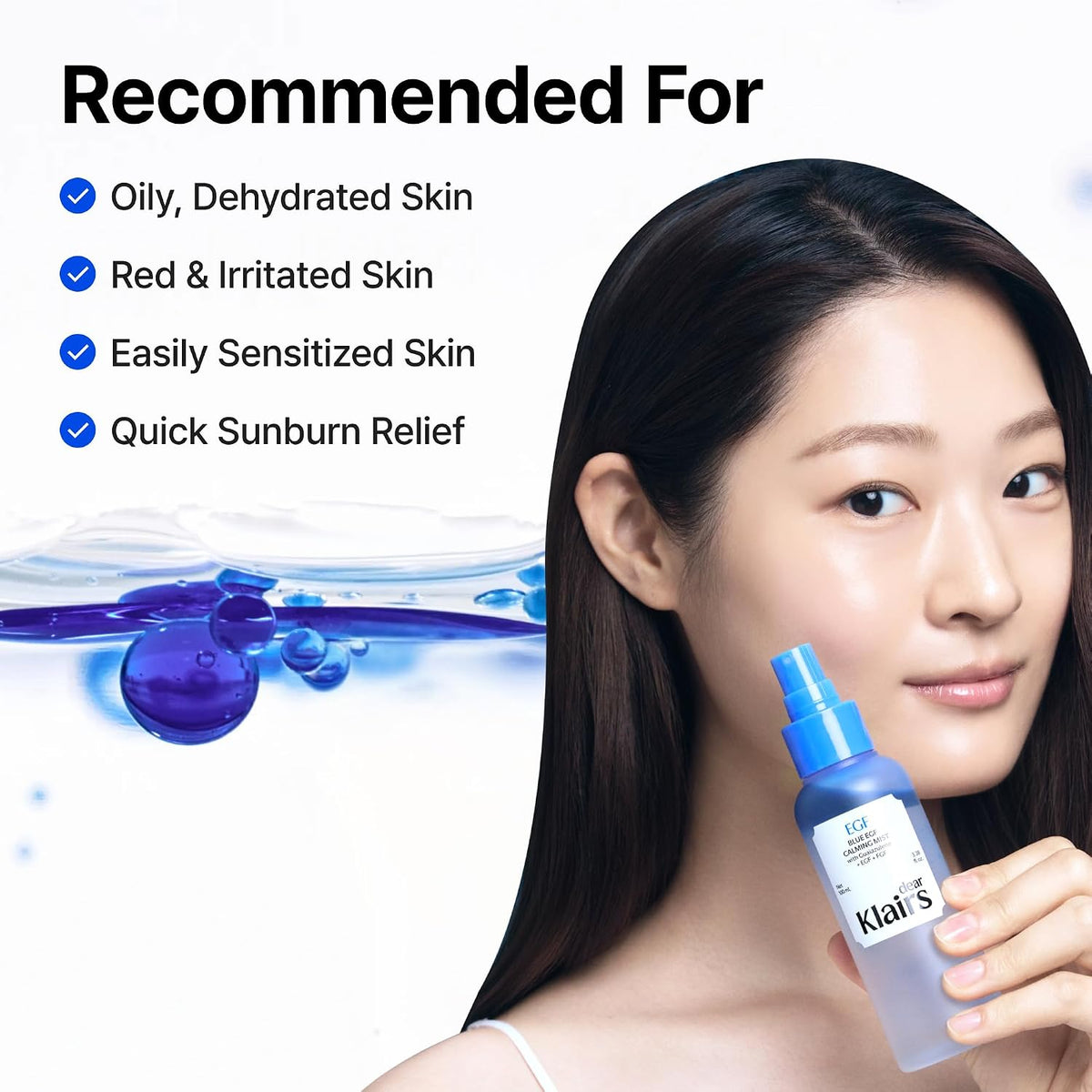 Authentic Dear Klairs skincare product packaging