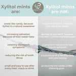 Peppermint sweetened xylitol candy for cavity prevention