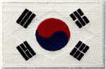 EmbTao South Korea flag patch front view
