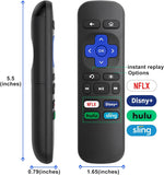 Loutoc Roku remote control top infrared emitter angle
