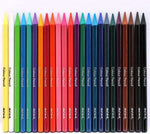 Artistic watercolor stroke demonstration using Mont Marte pencils
