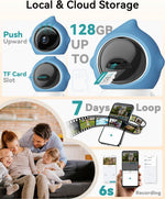 ZUMIMALL smart indoor pet camera unboxed with included mounting accessories