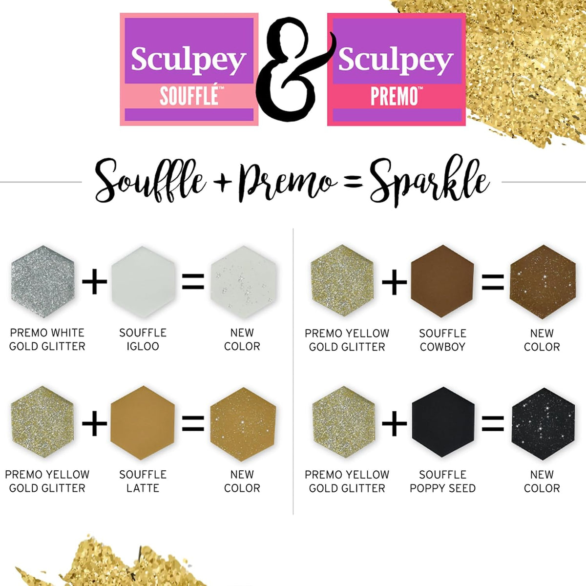 Sculpey clay bars showing suede texture finishes
