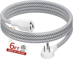 Skrizcable 16/3 25 FT Outdoor Extension Cord Waterproof, Black Power Cord | Weatherproof & Flame Retardant, 25 Foot Appliance Extension Cord Outside for Lawn & Garden, 13A 1625W 16AWG SJTW, ETL Listed - Image 11