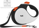 TUG extra large dog leash white and orange casing