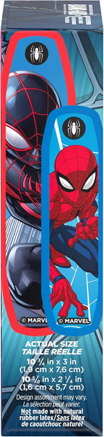 Band-Aid Spiderman character bandages box back view