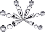 Tbosen ear stretching tapers close up view
