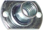 Hard-to-Find Fastener rectangular brad hole tee nuts front view