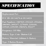 MechanMagic keyless entry transmitter battery compartment open