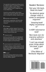 Dr Shin C Beh Victory Over Vestibular Migraine back cover and details page USA edition