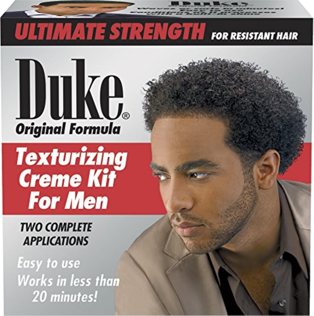 Duke Texturizing Creme Kit Ultimate Strength two application box front view