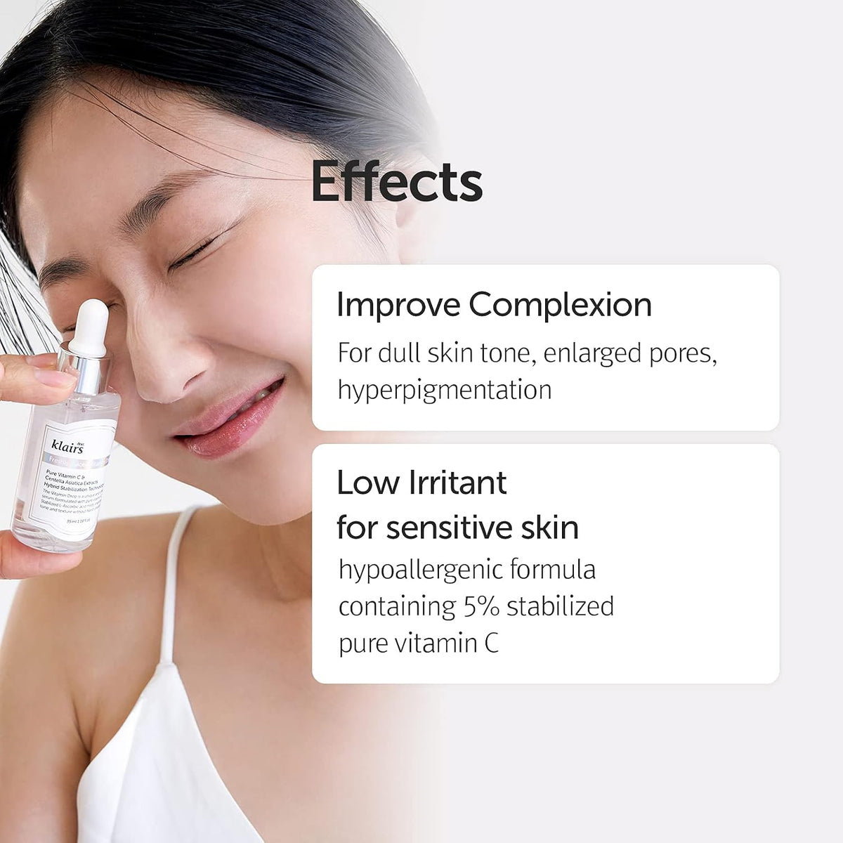 Dear Klairs Freshly Juiced Vitamin Drop serum bottle