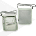 WALNEW passport holder storing passport cash credit cards and smartphone