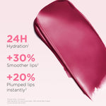 Clarins lip oil balm shade 06 fig tube open