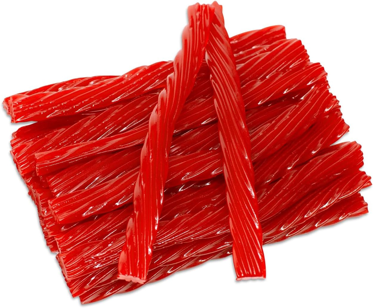 Authentic USA imported vegan fat free kosher cinnamon candy sticks displayed on a table.