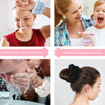 Taocar plush wrist cuffs for daily facial cleansing