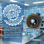 PetSilver bird wound care spray nozzle detailing the long distance spray and stream application options
