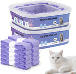 Astrallgn scented multi pack cat litter disposal liner kit