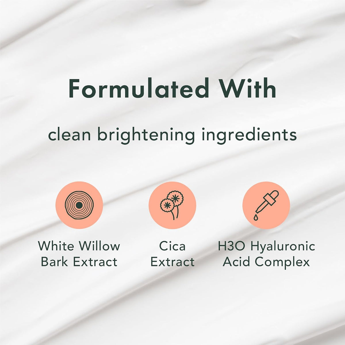 Texture shot of Rael clear skin corrector cream for hyperpigmentation.