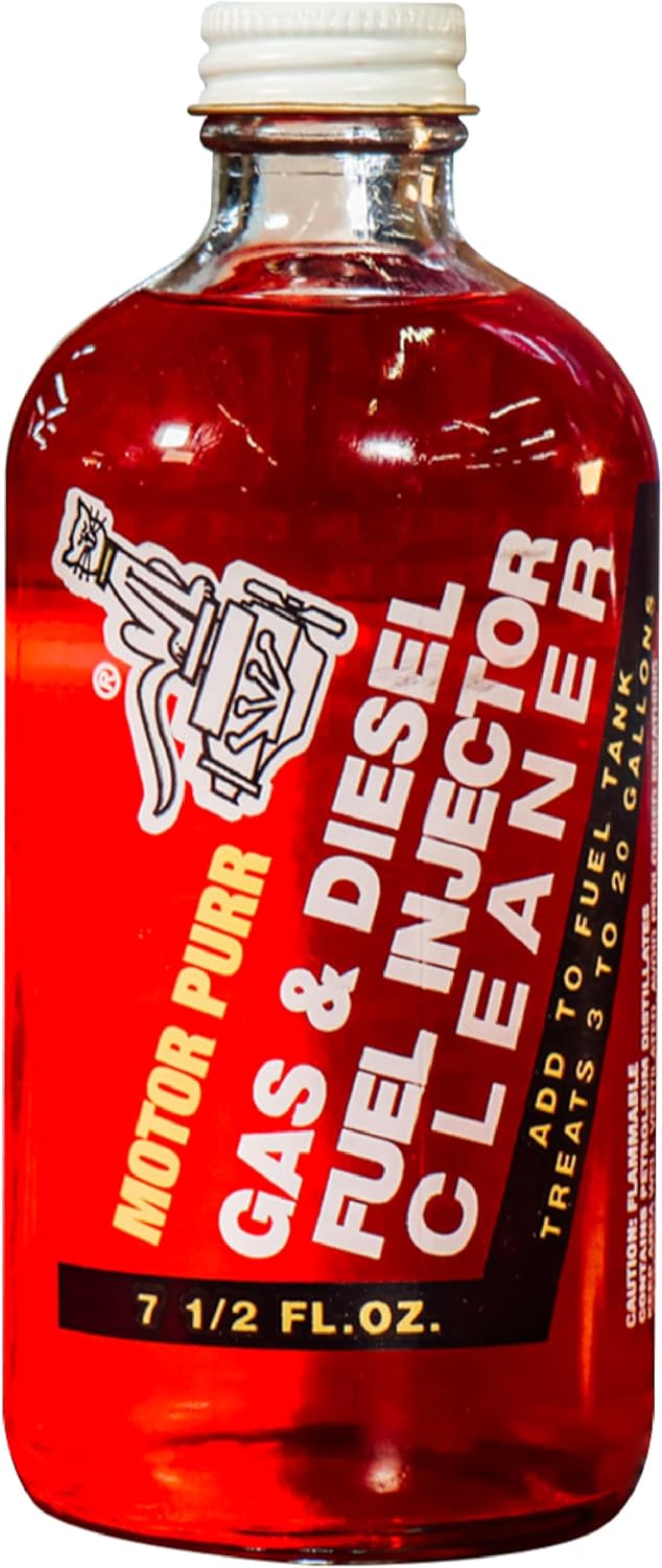 Motor Purr Gas and Diesel Fuel Injector Cleaner front view bottle