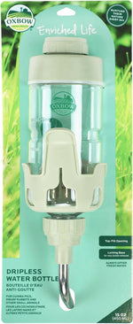 Oxbow Enriched Life dripless water bottle front view small animal accessory
