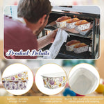 Teenyyou paper baking pans filled with baked mini bread and cake
