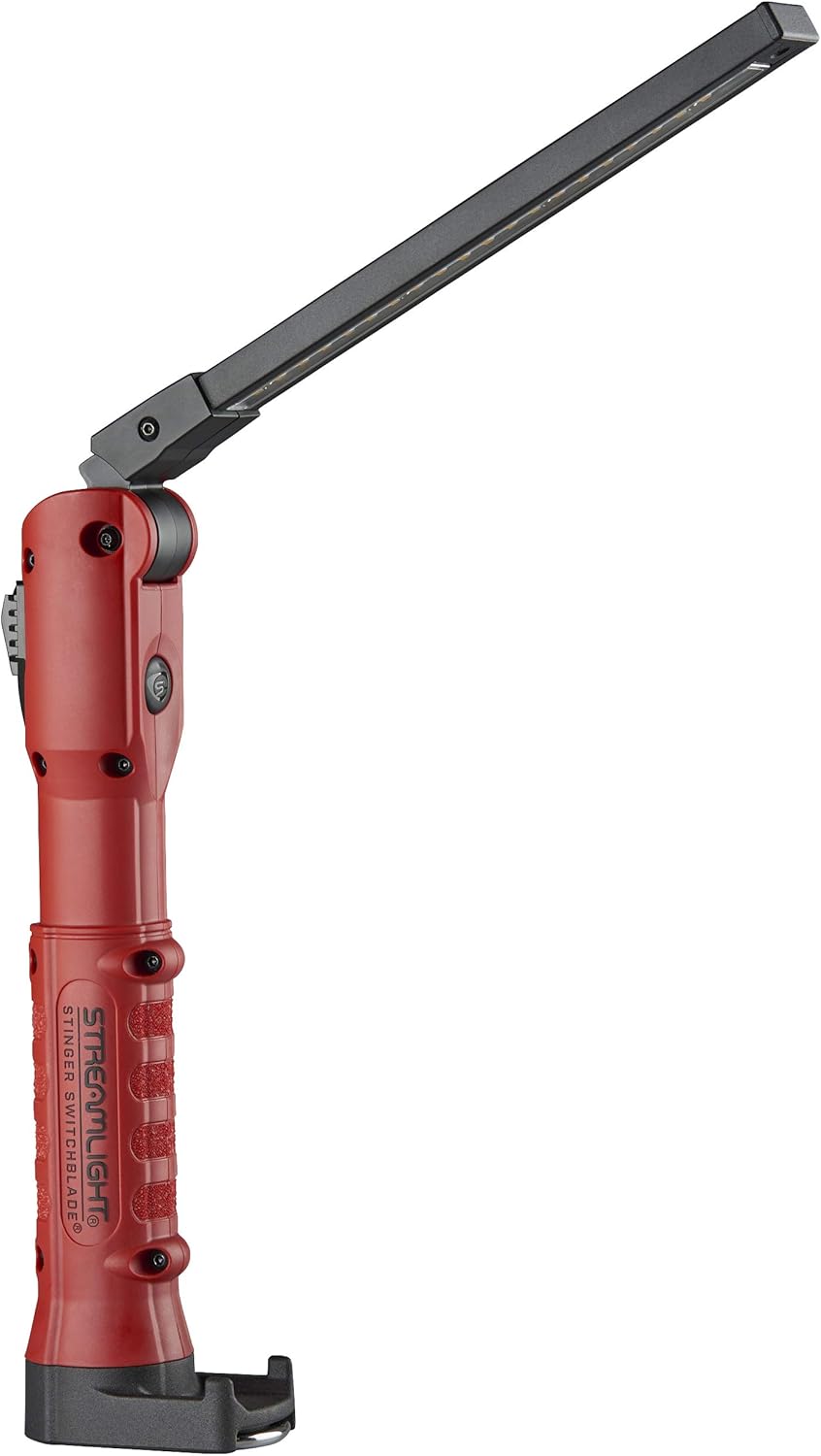 Streamlight 76800 Stinger Switchblade front view red work light