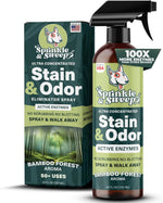 Sprinkle & Sweep twenty four ounce pet spot cleaning solution packaging details