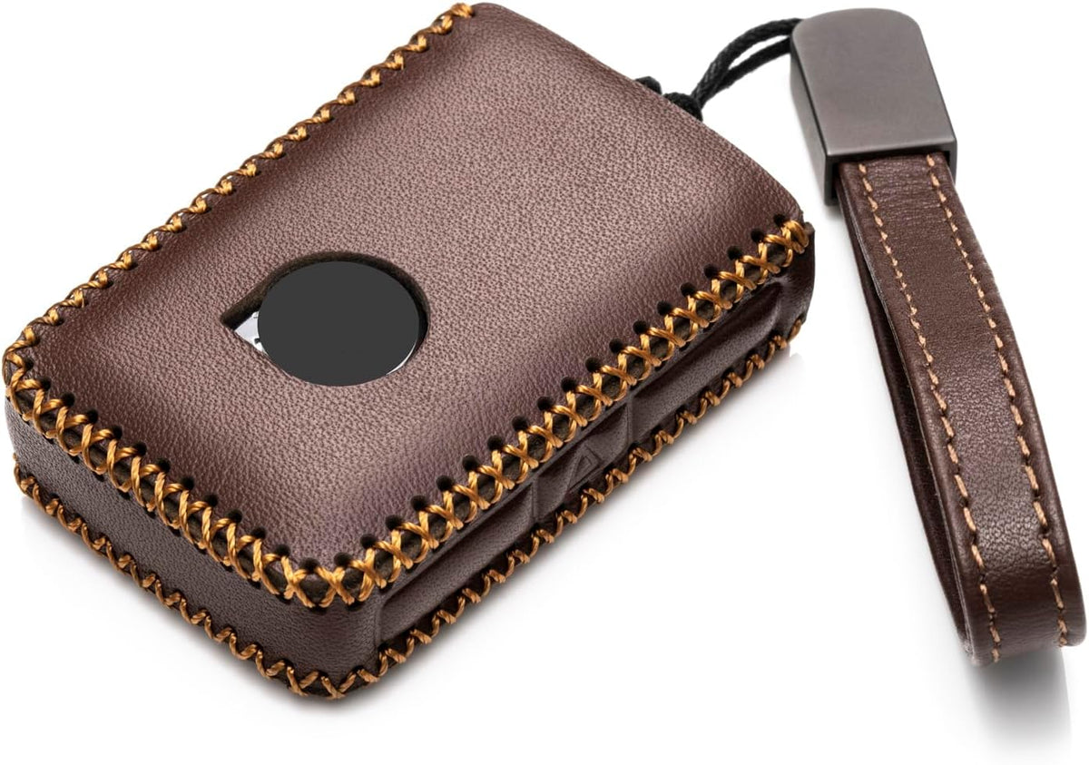 Vitodeco Volvo leather key cover side profile